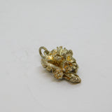 Sterling Silver Falkland Islands Souvenir Bouquet Charm Pendant Vintage c1970s