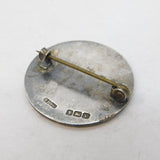 Sterling Silver & Enamel 'Home & Colonial College' Brooch Antique Birmingham