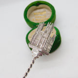 Victorian Sterling Silver Yorkminster Souvenir Teaspoon Antique 1900 Chester