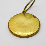 Brass 'For 50 Years' 1984-2033 Adjustable Miniature Calender Fob Vintage