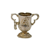 Sterling Silver FA Cup Football Trophy Charm Pendant Vintage c1970s