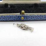 Sterling Silver Scottish Bagpiper Highland Charm Pendant Vintage c1970
