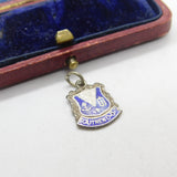 Sterling Silver & Enamel Southend-on-Sea Charm Pendant Vintage c1970