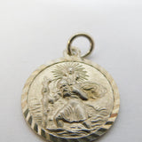 Georg Jensen Sterling Silver St Christopher Charm Pendant Vintage c1970