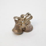 Sterling Silver CHIM Wedding Bells Charm Pendant Vintage c1970