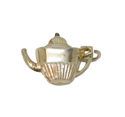 Sterling Silver Tea Or Coffee Pot Charm Pendant Vintage c1970