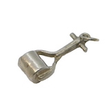Sterling Silver Lawn Heavy Roller Charm Pendant Vintage c1970
