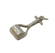Sterling Silver Lawn Heavy Roller Charm Pendant Vintage c1970