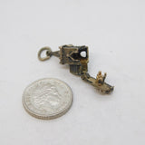 Sterling Silver Opening Church Charm Pendant Vintage c1970s