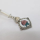 Edwardian Sterling Silver & Enamel Eastbourne Souvenir Spoon Antique London