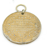 Victorian Royal Medallion 'Princess Louise & Marquis of Lorne' Antique 1871