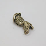 Sterling Silver Western Boot With Red Crystal Set Star Pendant Vintage c1970s