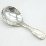 Victorian Sterling Silver Fiddle Pattern Tea Caddy Spoon Antique 1844 London