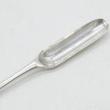 George II Sterling Silver Bone Marrow Scoop Antique 1758 London B. Cartwright