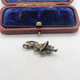Sterling Silver Dancing Highlander Charm Pendant Vintage c1970