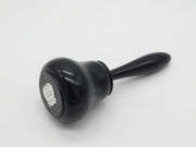 Sterling Silver & Carved Treen 'Wood Green Stone Laying' Commemorative Bell