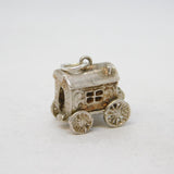 Sterling Silver Mystic in the Caravan Opening Charm Pendant Vintage c1970