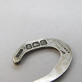 Sterling Silver Lucky Horseshoe Keepsake Charm Antique 1931 Birmingham