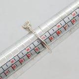 Sterling Silver Triple CZ Sparkling Dress Band Ring Vintage c1990 Size O