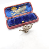 Sterling Silver Opening Teapot Charm Pendant Vintage c1970
