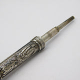 Victorian Sterling Silver & Bloodstone Combination Propelling Pencil Antique