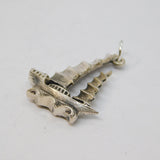 Sterling Silver Sail Boat Charm Pendant Vintage c1970