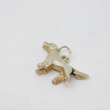 Sterling Silver Retriever Dog Charm Pendant Vintage c1970