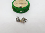Sterling Silver Stag Deer Charm Pendant Vintage c1970