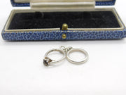 Sterling Silver Engagement & Wedding Ring Charm Pendant Vintage c1970