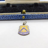 Sterling Silver & Enamel Stratford-On-Avon Charm Pendant Vintage c1970