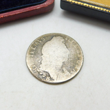 King William III Bristol Mint .925 Silver Shilling Coin c1696 Fair-Worn Antique
