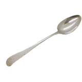 Paisley Scottish Provincial Sterling Silver Dessert Spoon, William Hannay c1800s