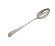 Paisley Scottish Provincial Sterling Silver Dessert Spoon, William Hannay c1800s