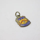 Sterling Silver Cheltenham Enamel Shield Souvenir Charm Pendant Vintage c1970
