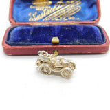 Sterling Silver Motor Car Charm Pendant Vintage c1970