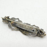 Victorian Sterling Silver Diamond Jubilee Celebration Brooch Antique Chester