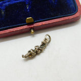 Sterling Silver Scottish Bagpiper Charm Pendant Vintage c1970