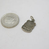 Sterling Silver Enamel Somerset Charm Pendant Vintage c1970