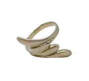 Sterling Silver Wing Style Spray Ring Vintage c1970