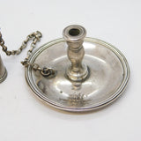 George III Sterling Silver Miniature Coaching Chamberstick Toy Antique 1810