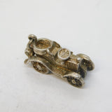 Sterling Silver Motor Car Charm Pendant Vintage c1970s