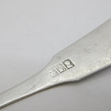 18th Century North American Pseudo-Irish Sterling Silver Mustard Spoon Antique
