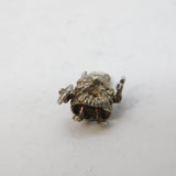 Sterling Silver Little Viking Charm Pendant Vintage c1970s