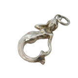 Sterling Silver Mermaid Charm Pendant Vintage c1970s