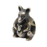 Sterling Silver Kangaroo Charm Pendant Vintage c1970