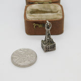 Sterling Silver Blackpool Tower Charm Pendant Vintage c1970