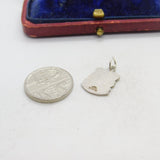 Sterling Silver & Enamel Windsor Charm Pendant Vintage c1970