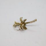Sterling Silver Palm Tree Charm Pendant Vintage c1970