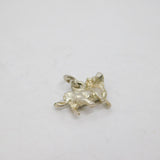 Sterling Silver Cow Charm Pendant Vintage c1970
