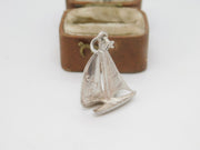 Sterling Silver Catamaran Sailing Boat Charm Pendant Vintage c1970